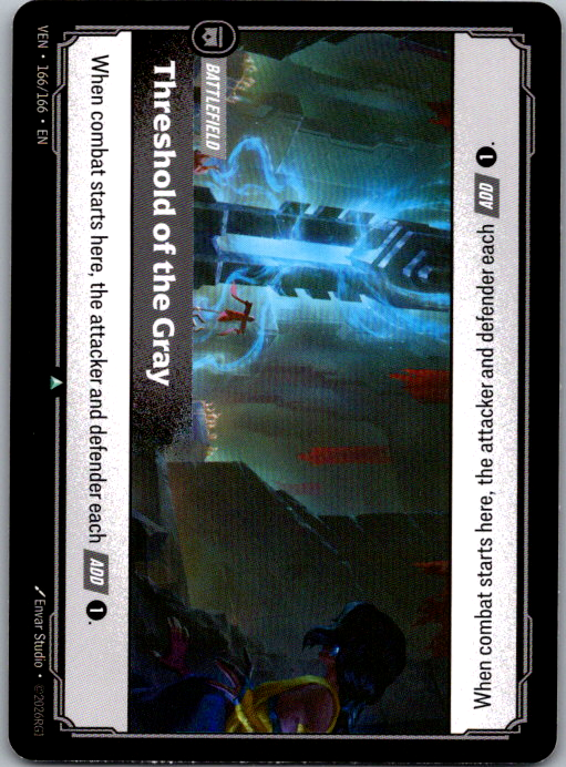 Threshold of the Gray VEN-166/166 Riftbound Vendetta card