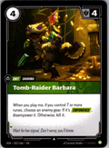 Tomb-Raider Barbara VEN-037/166 Riftbound Vendetta card
