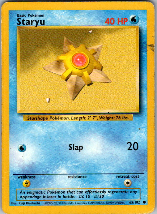 Staryu #65/102 | Base Set | English