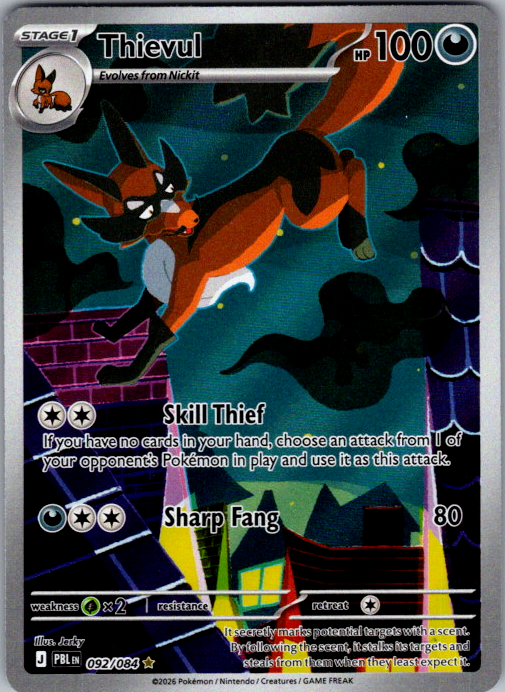 Thievul #092/084 | Pitch Black | Illustration Rare | English