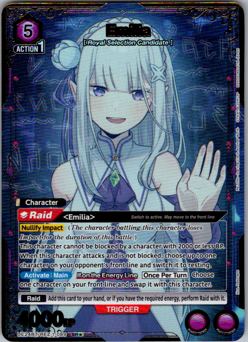 Emilia SR★ Parallel - UE24BT/REZ-1-089 | Union Arena