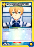 Eugeo Synthesis Thirty-Two #007 Sword Art Online Vol.2 Union Arena card