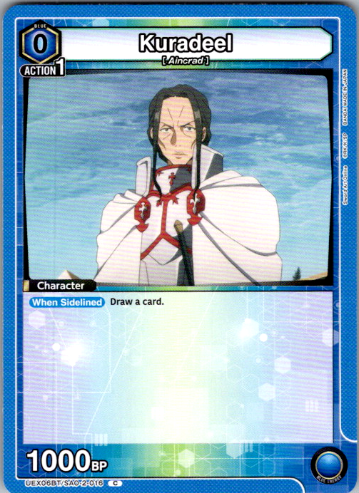 Kuradeel #016 Sword Art Online Vol.2 Union Arena card