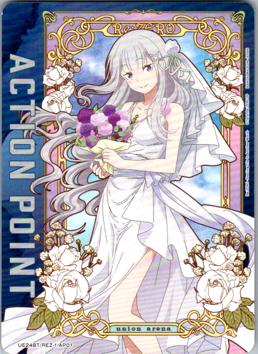 Action Point Card AP01 Re:ZERO Union Arena foil card