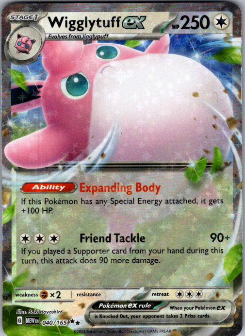 Wigglytuff ex Pokémon card scan