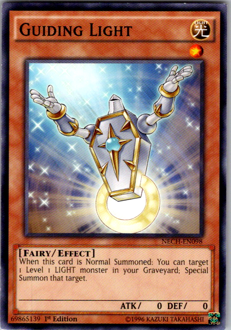 Guiding Light NECH-EN098 1st Edition Yu-Gi-Oh card