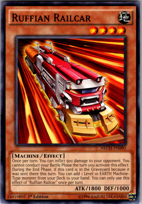 Ruffian Railcar NECH-EN090 1st Edition Yu-Gi-Oh card