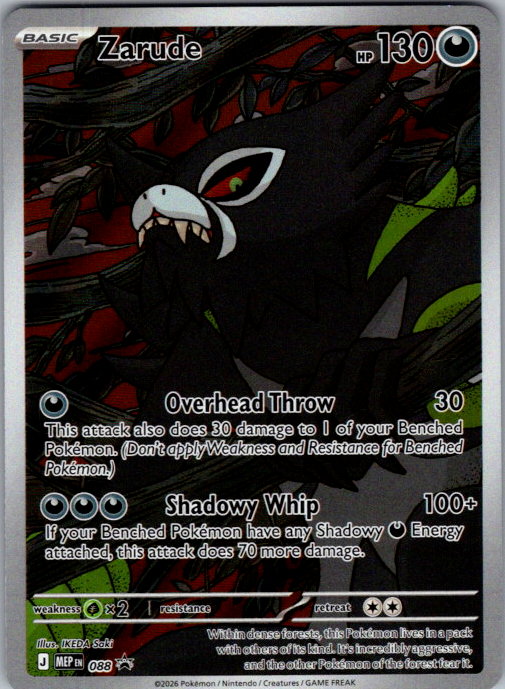 Zarude Pokémon card scan