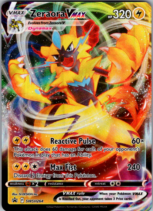 Zeraora VMAX #SWSH264 | Sword & Shield Promo | Promo | English